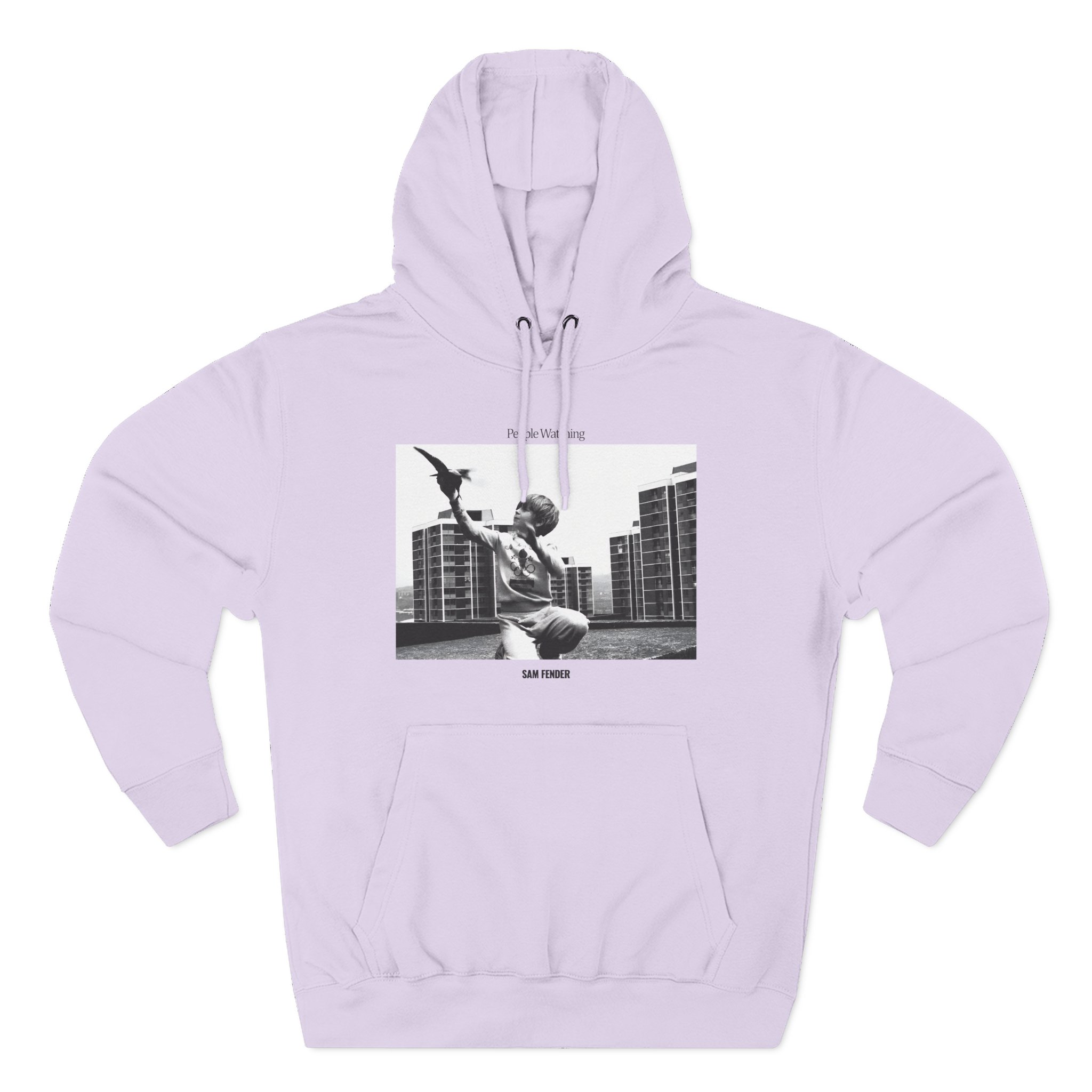 Sam Fender People Watching Three-Panel Fleece Hoodie