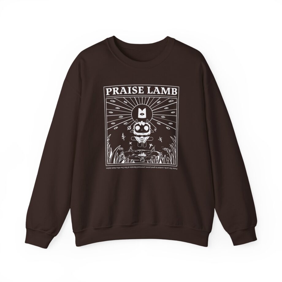 Cult of the Lamb Praise Lamb Unisex Heavy Blend™ Crewneck Sweatshirt