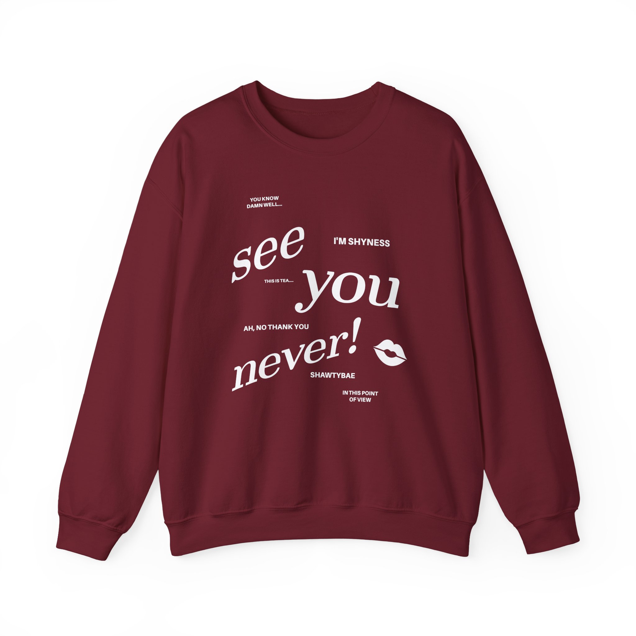 Shawty Bae Diss Gurrr Anniversary Unisex Heavy Blendâ„¢ Crewneck Sweatshirt