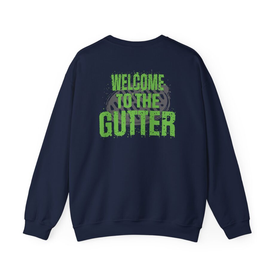 Overkill Welcome to the Gutter Raglan Unisex Heavy Blend™ Crewneck Sweatshirt