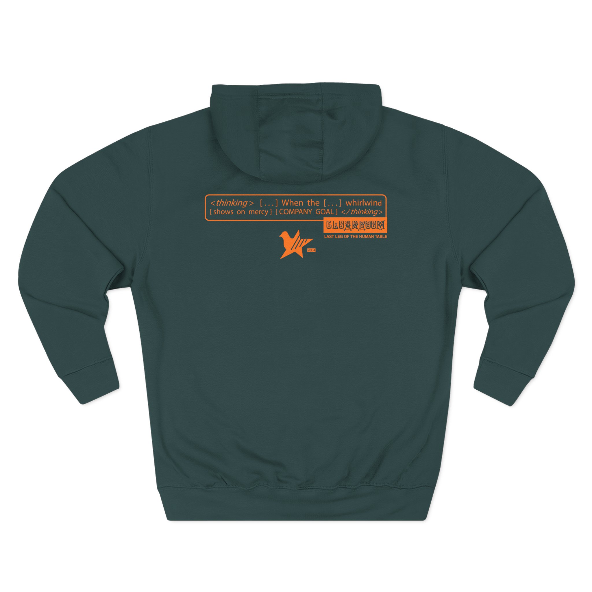 Cloakroom Vol.4 Three-Panel Fleece Hoodie