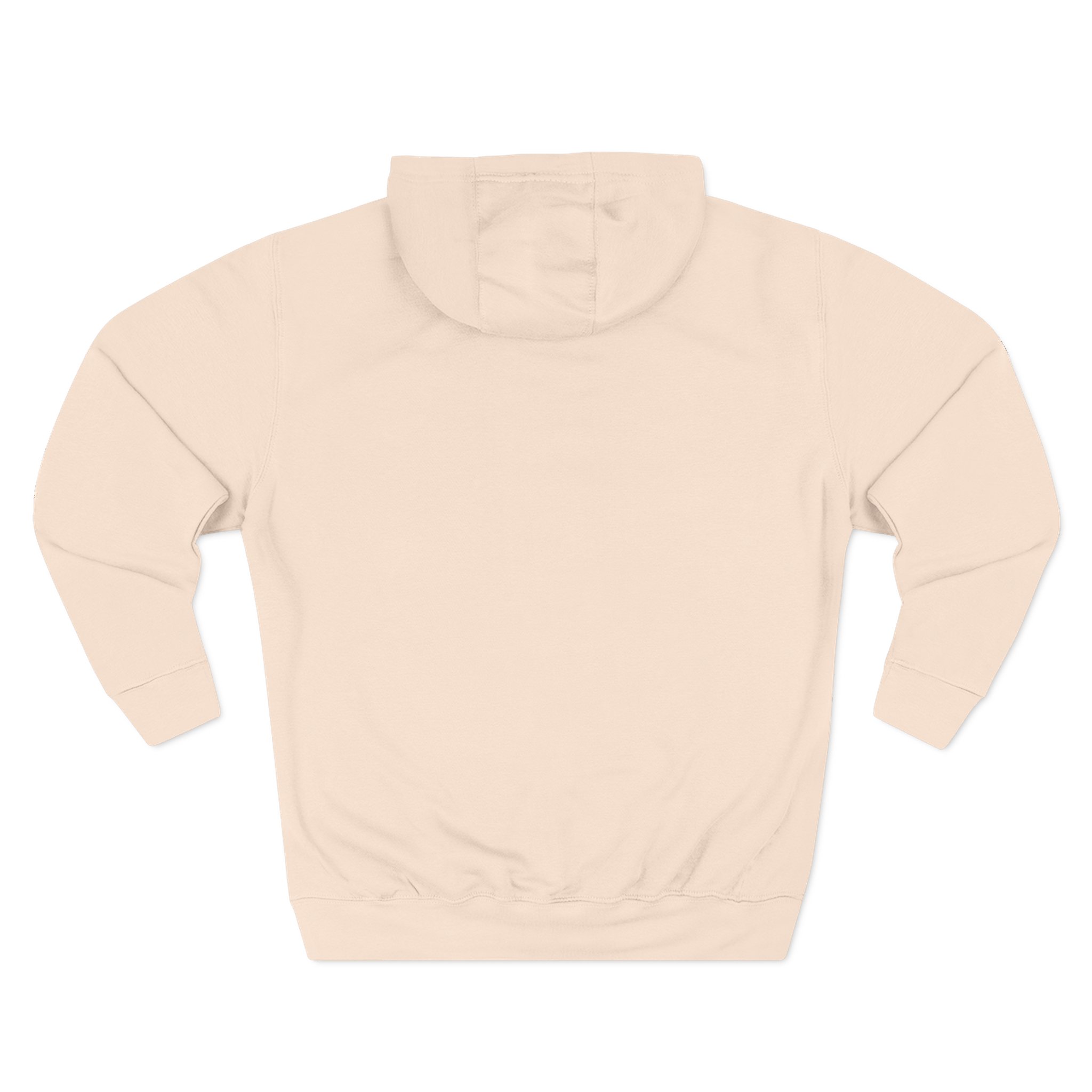 Foxing Draw Down Three-Panel Fleece Hoodie