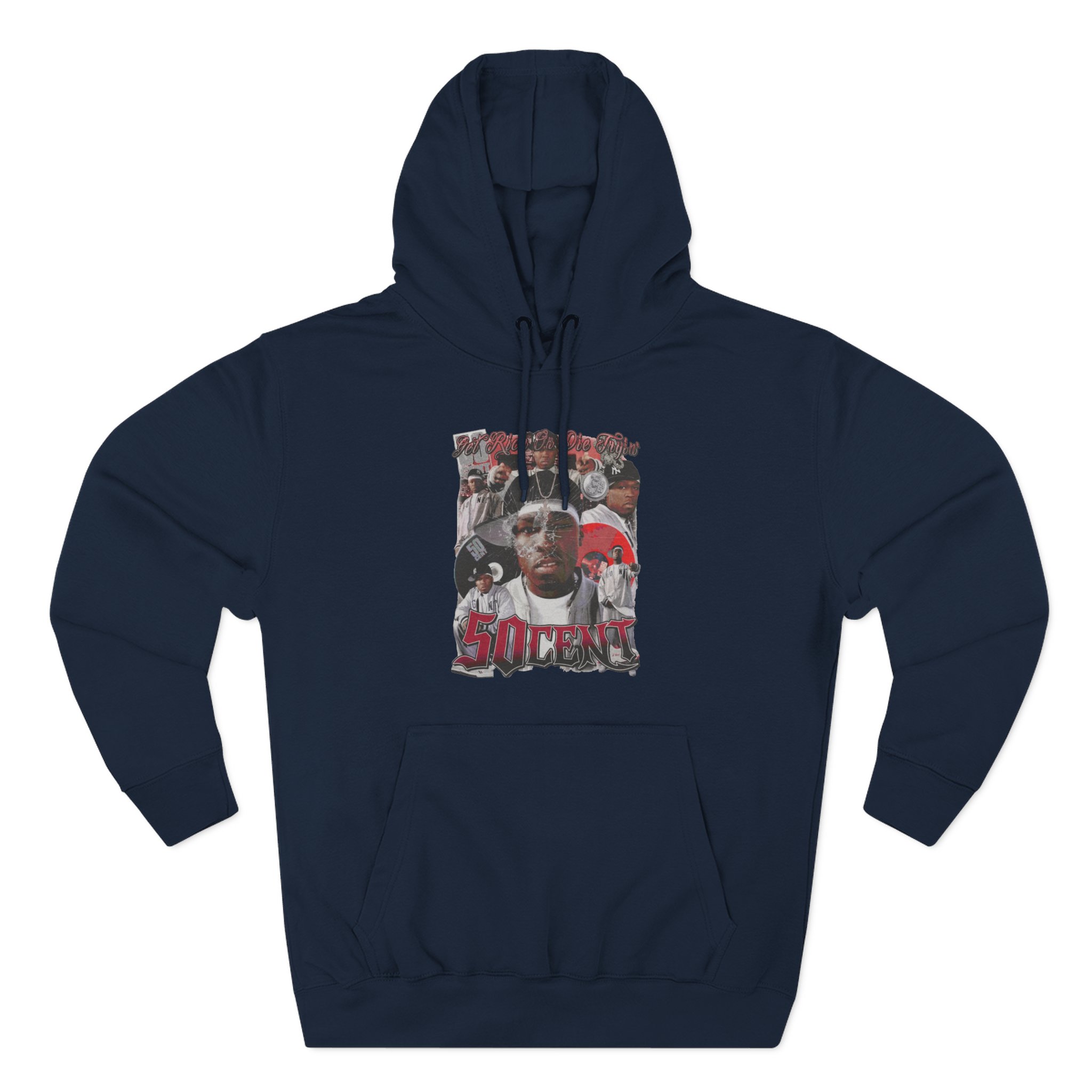 50 Cent Three-Panel Fleece Hoodie