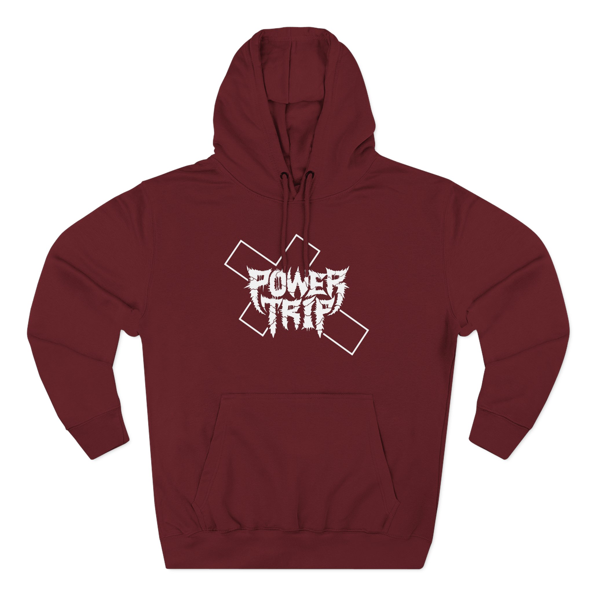 Power Trip Cross Three-Panel Fleece Hoodie