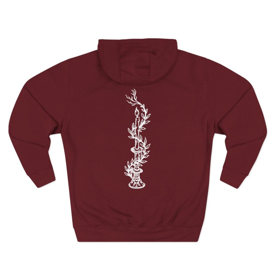 Oathbreaker Candle Three-Panel Fleece Hoodie