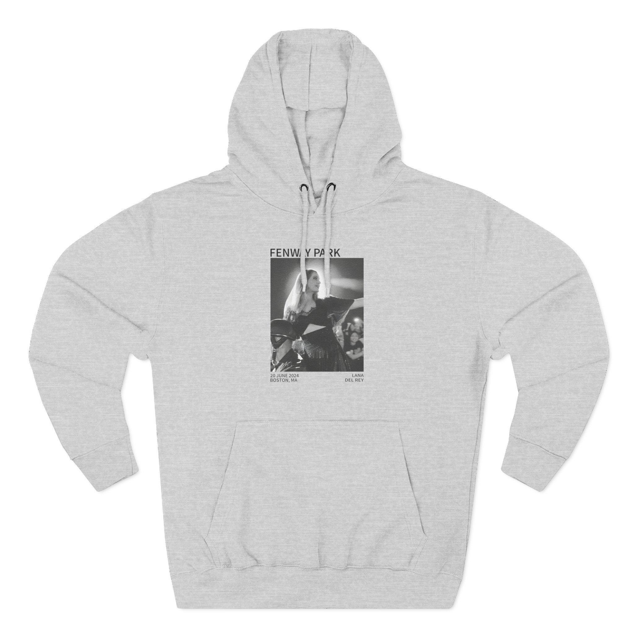 Lanadelrey Three-Panel Fleece Hoodie