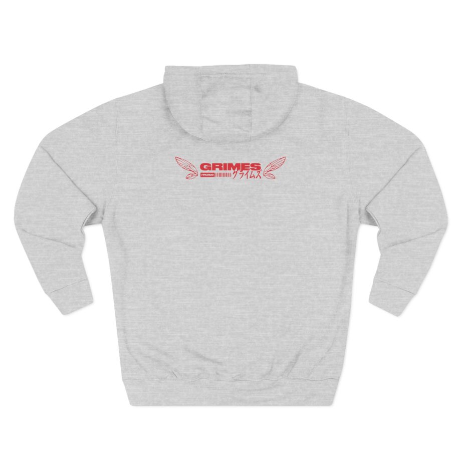 Grimes Three-panel Fleece Hoodie
