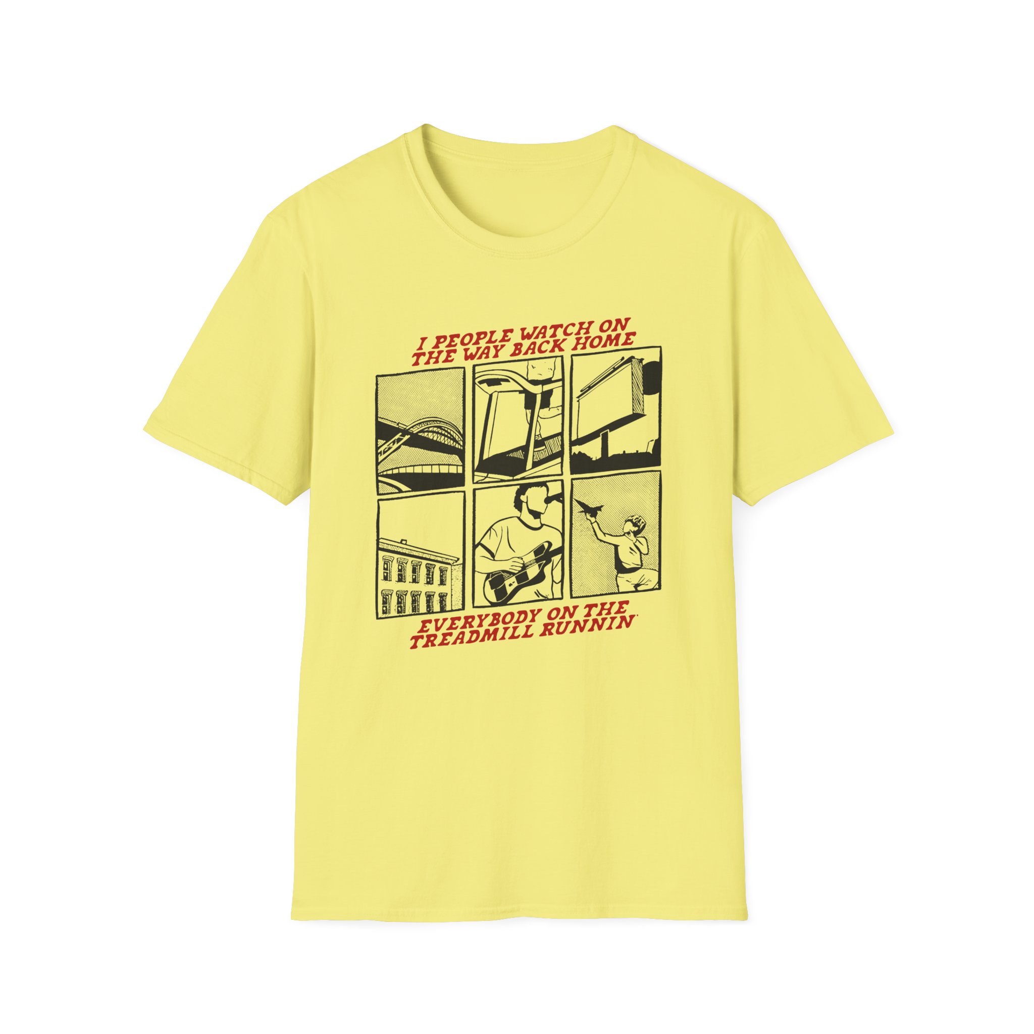 Sam Fender People Watching Unisex Softstyle T-Shirt