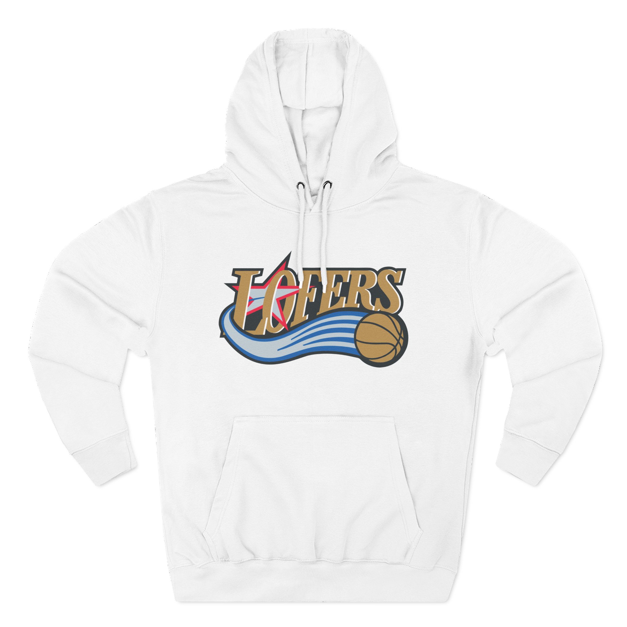 Lofe Three-Panel Fleece Hoodie