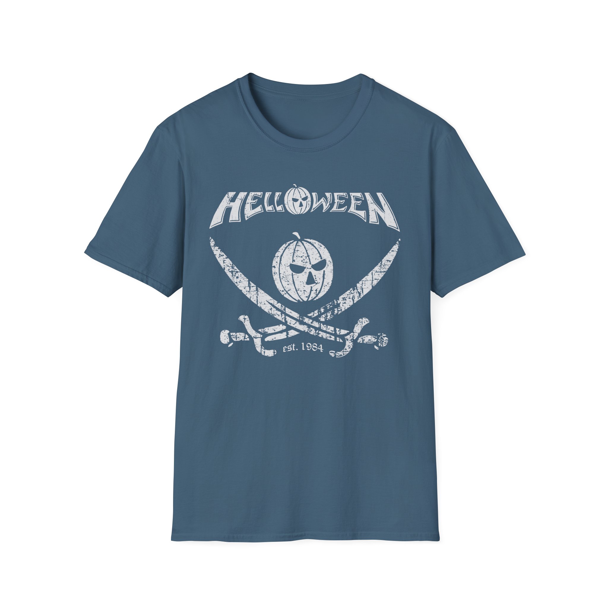 Helloween Pirate Pumpkin Unisex Softstyle T-Shirt
