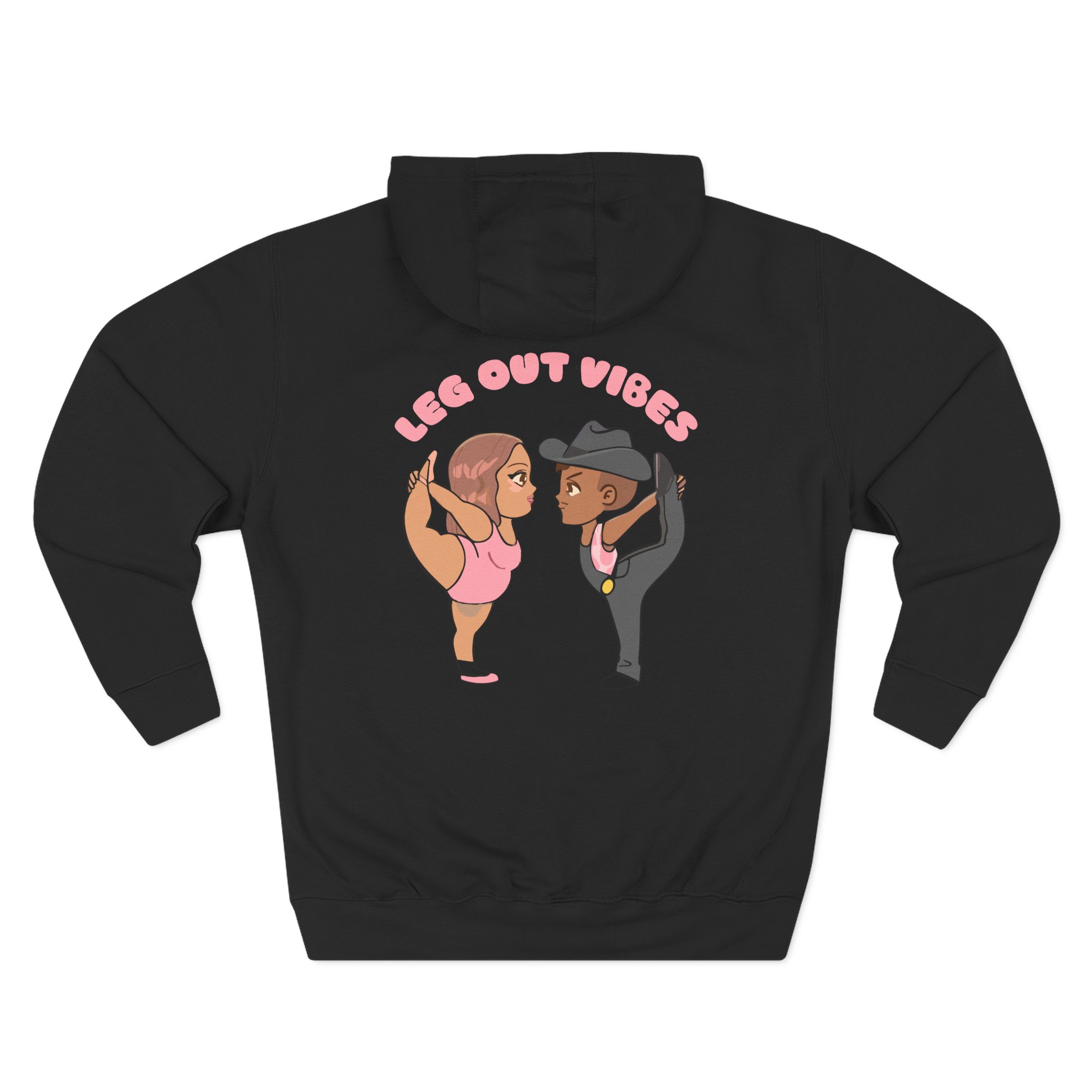 Shawty Bae Three-Panel Fleece Hoodie