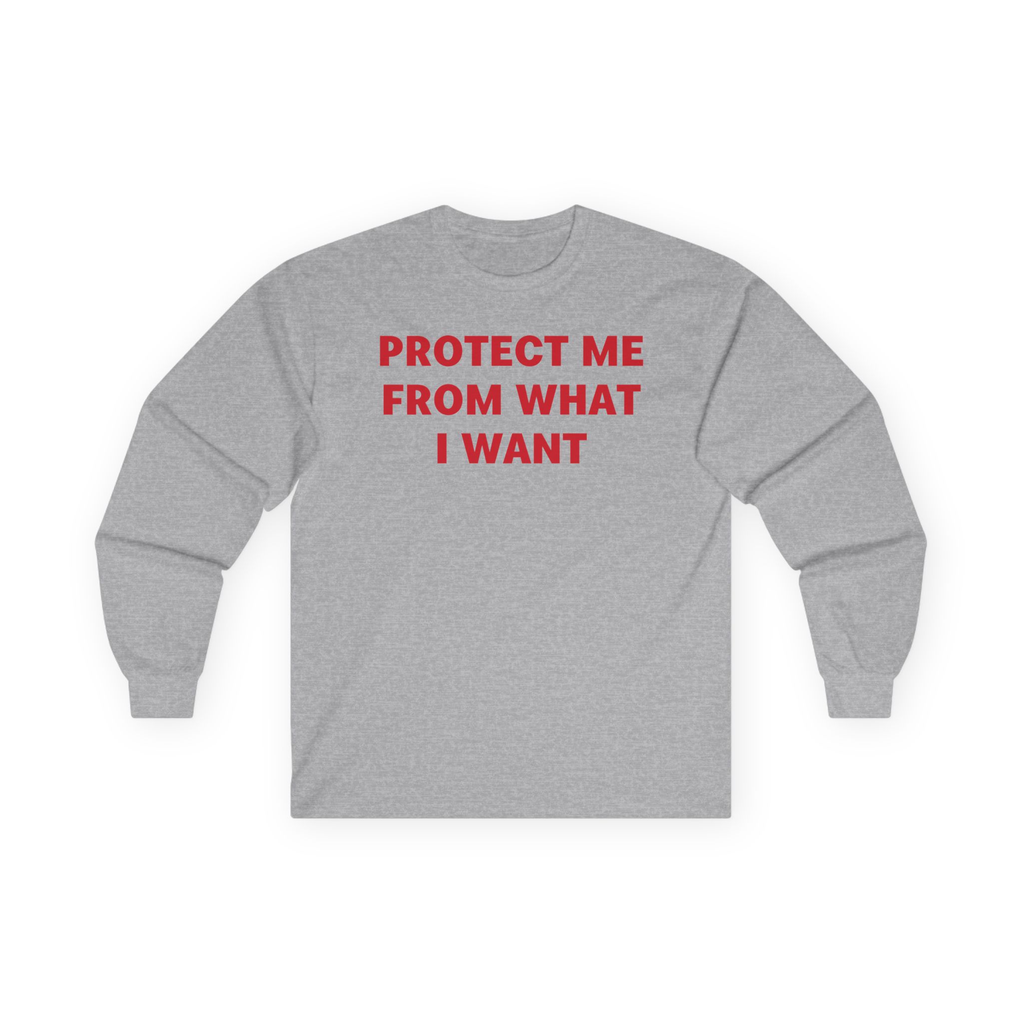 Jenny Holzer Protect Me From What I Want Unisex Ultra Cotton Long Sleeve Tee