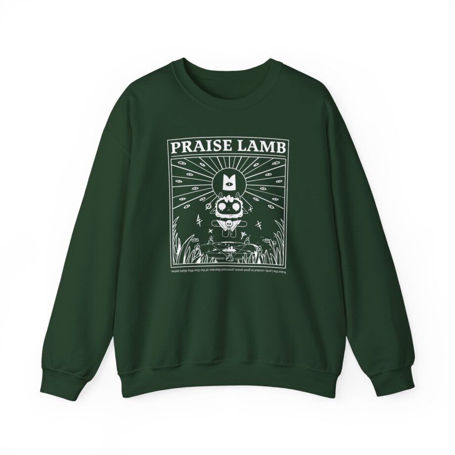 Cult of the Lamb Praise Lamb Unisex Heavy Blend™ Crewneck Sweatshirt