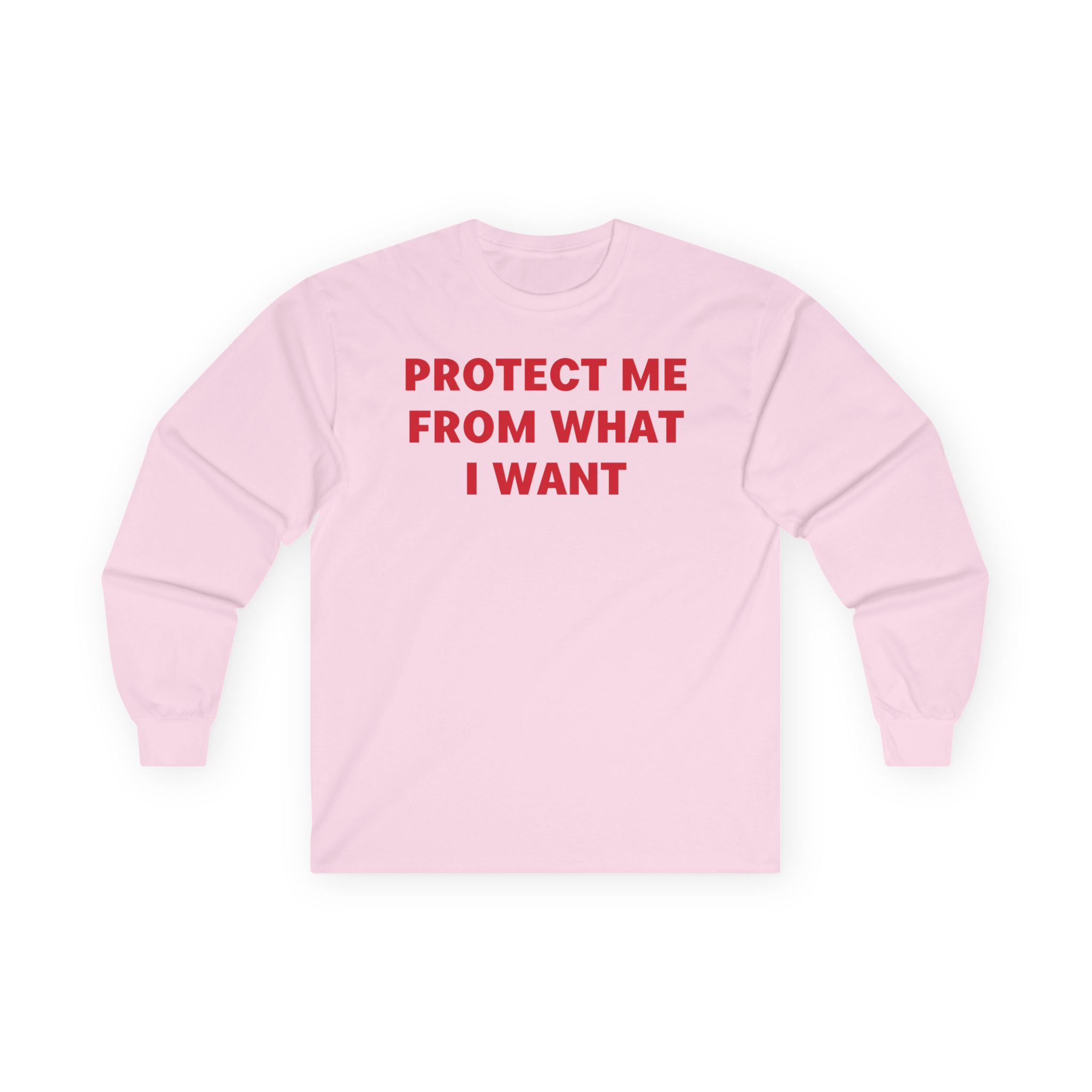 Jenny Holzer Protect Me From What I Want Unisex Ultra Cotton Long Sleeve Tee