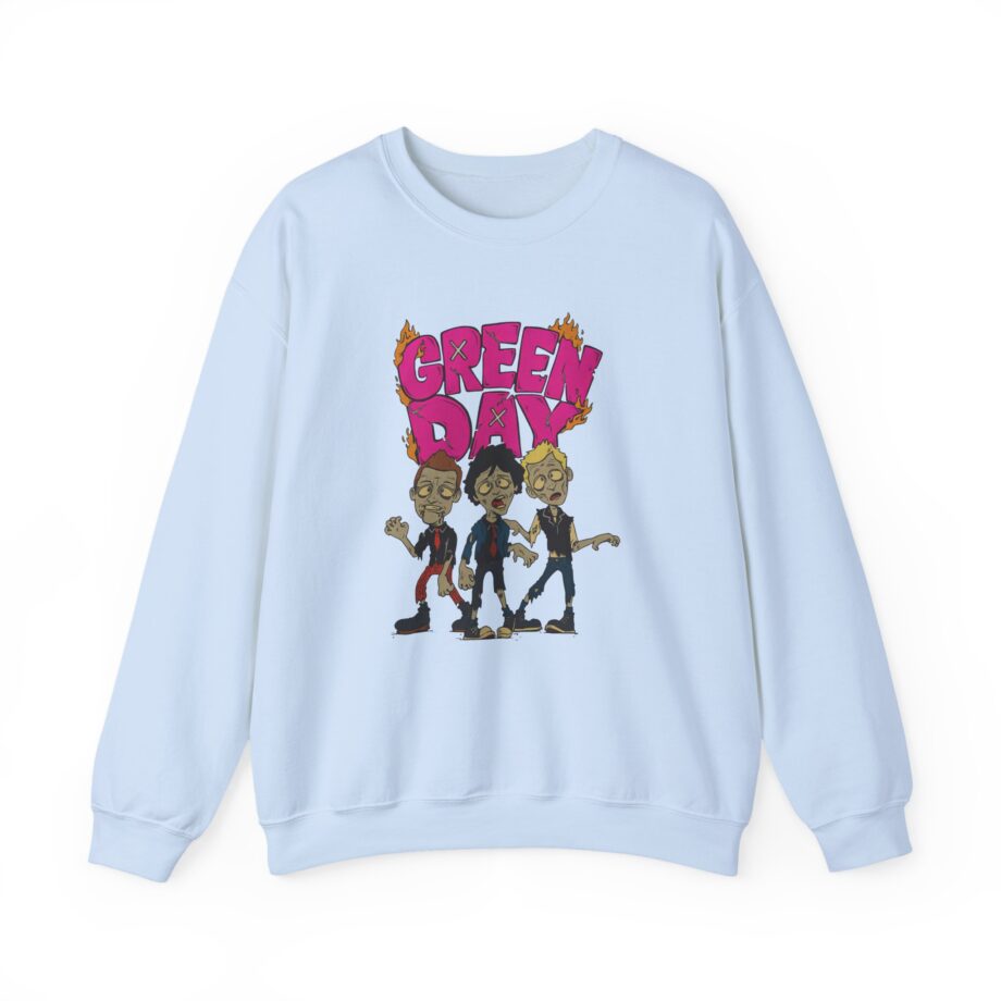 Green Day Walking Green Day Zombie Unisex Heavy Blend™ Crewneck Sweatshirt