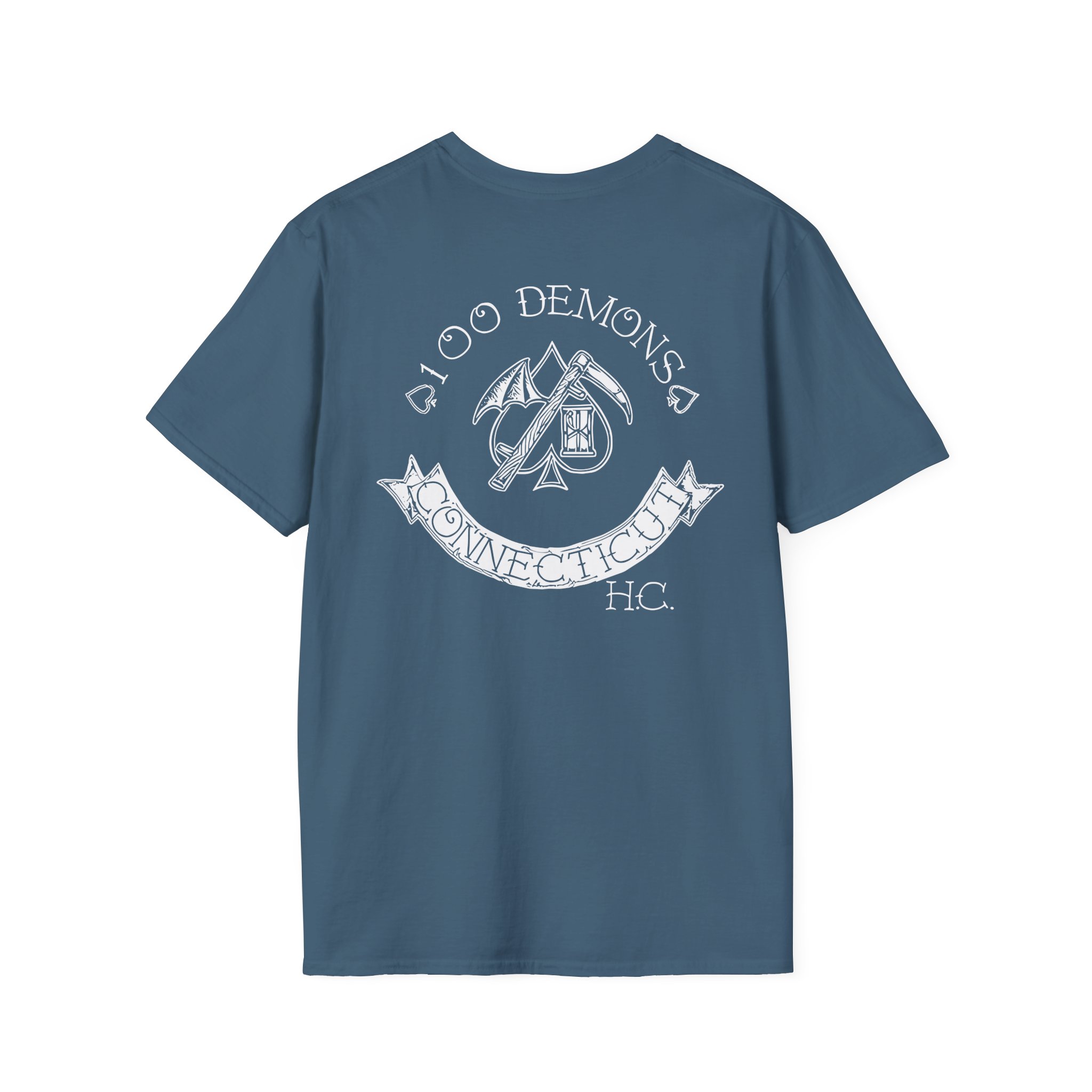 100 Demons Spade Sickle Unisex Softstyle T-Shirt