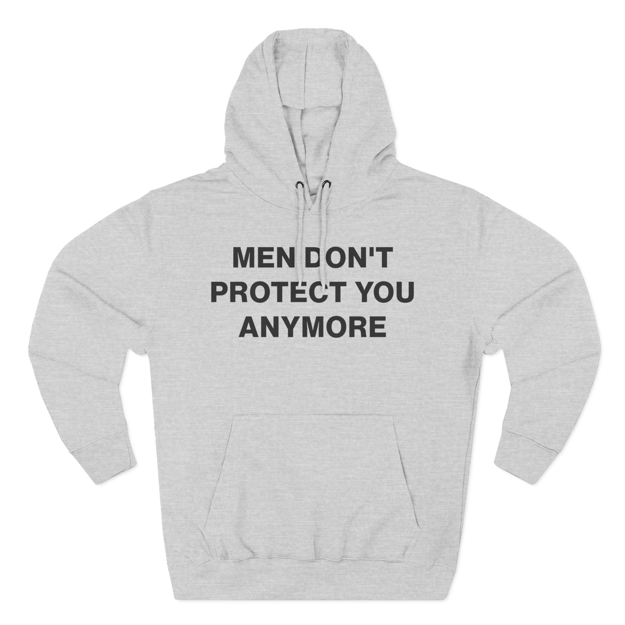 Jenny Holzer Men Don“t Protect You Anymore Three-Panel Fleece Hoodie