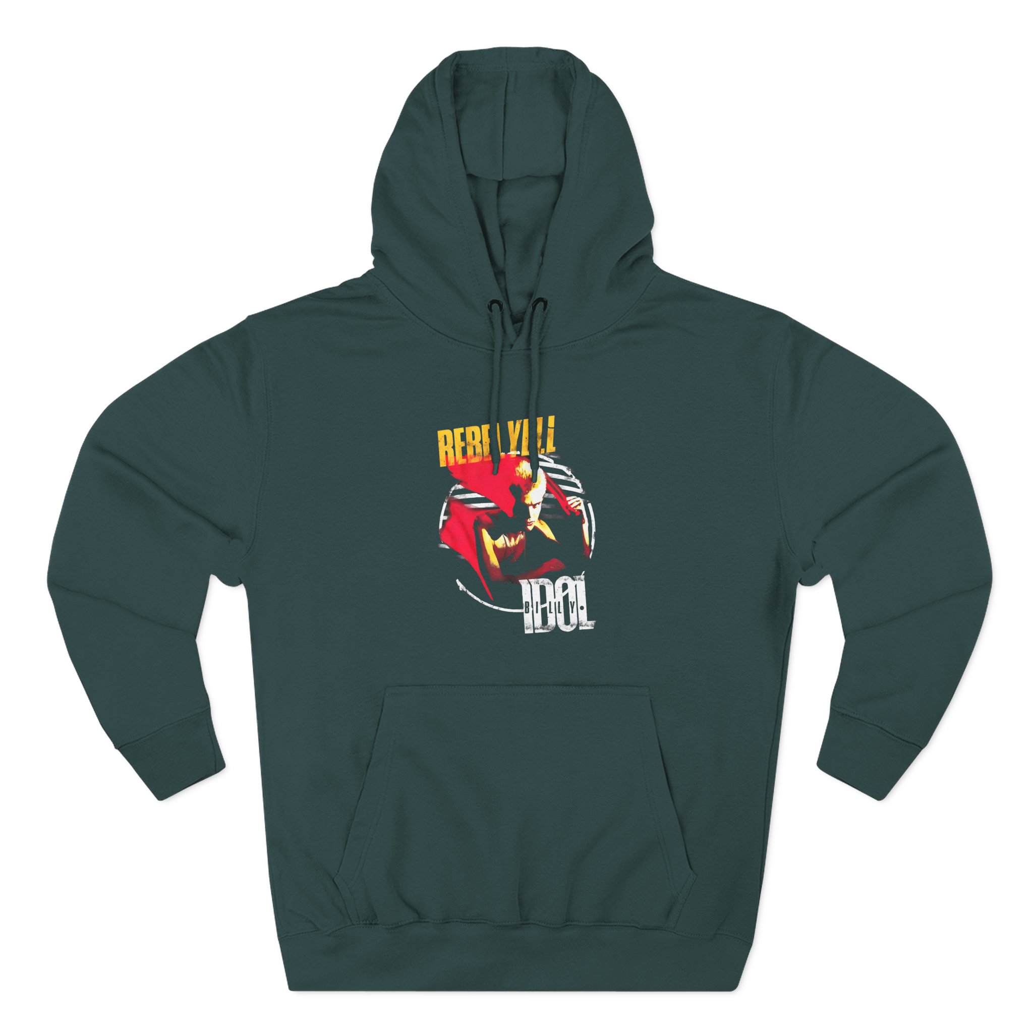 Billy Idol Rebel Yell Three-Panel Fleece Hoodie