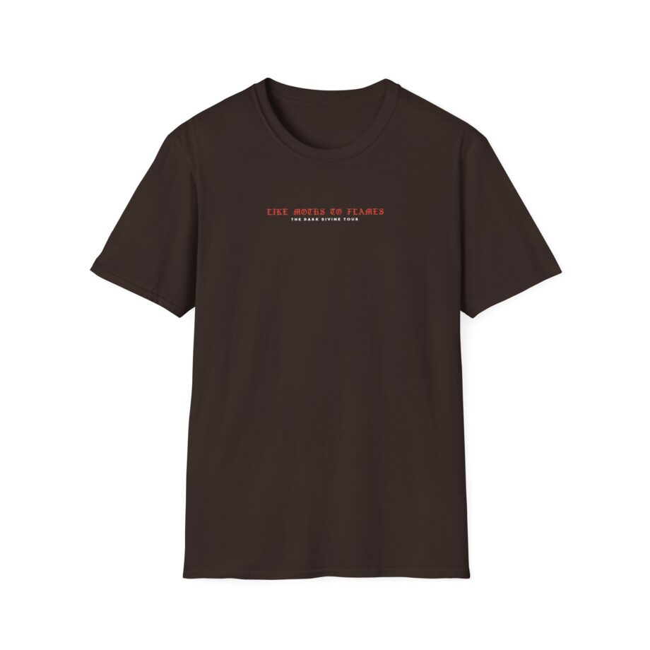Like Moths to Flames the Dark Divine Tour Unisex Softstyle T-Shirt
