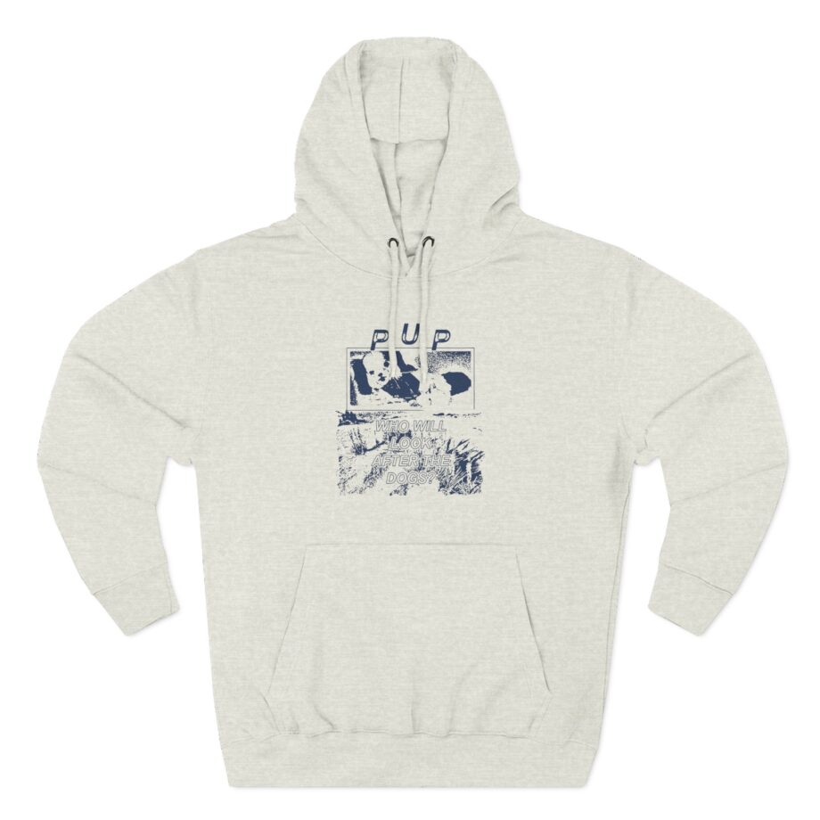 Pup the Desolation of Dog Three-Panel Fleece Hoodie