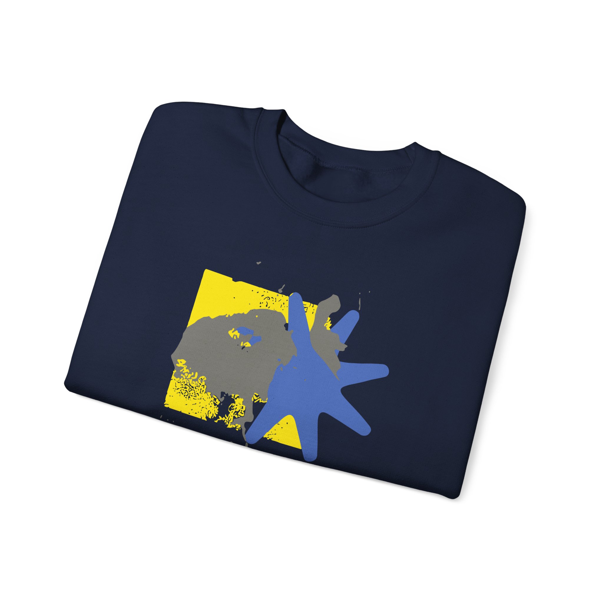 Foxing Shapes Unisex Heavy Blendâ„¢ Crewneck Sweatshirt