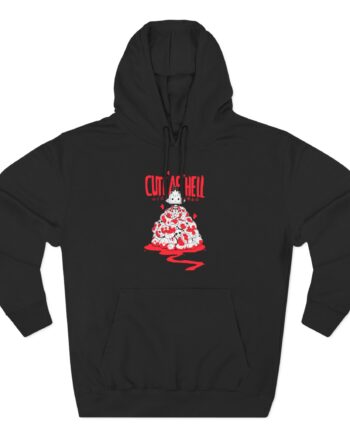 Cult of the Lamb Cute as Hell Three-Panel Fleece Hoodie