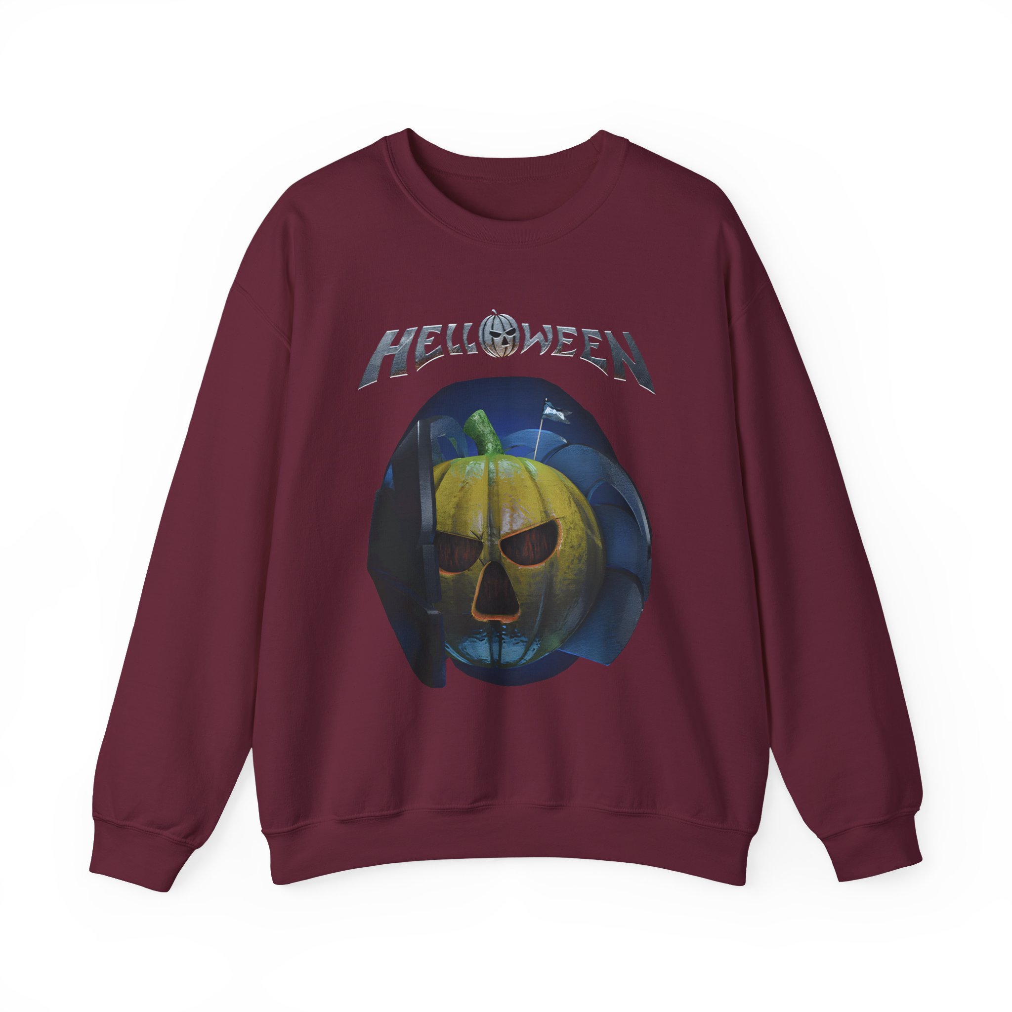 Helloween United Forces Pumpkin Unisex Heavy Blendâ„¢ Crewneck Sweatshirt