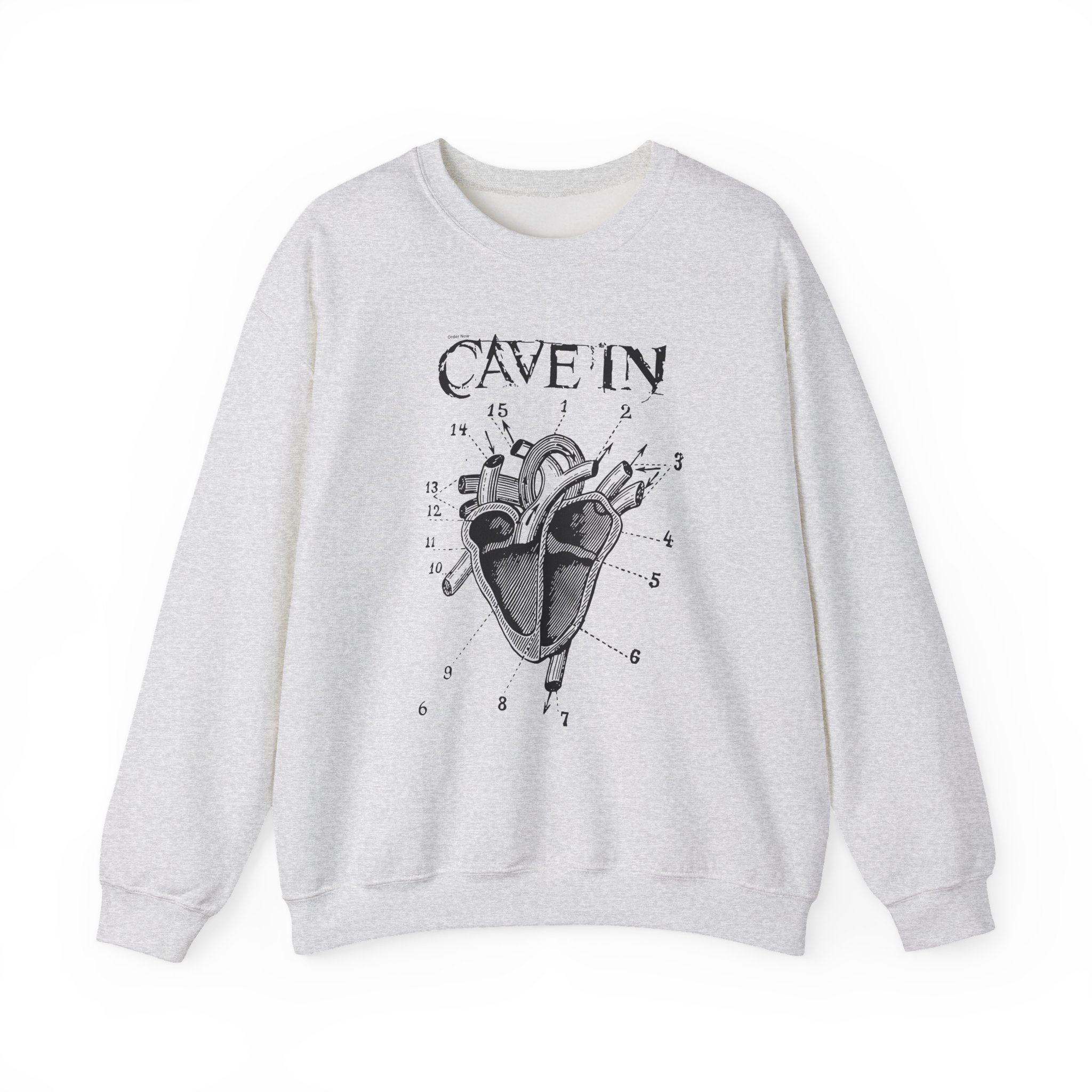 Cave in Classic Heart Unisex Heavy Blendâ„¢ Crewneck Sweatshirt