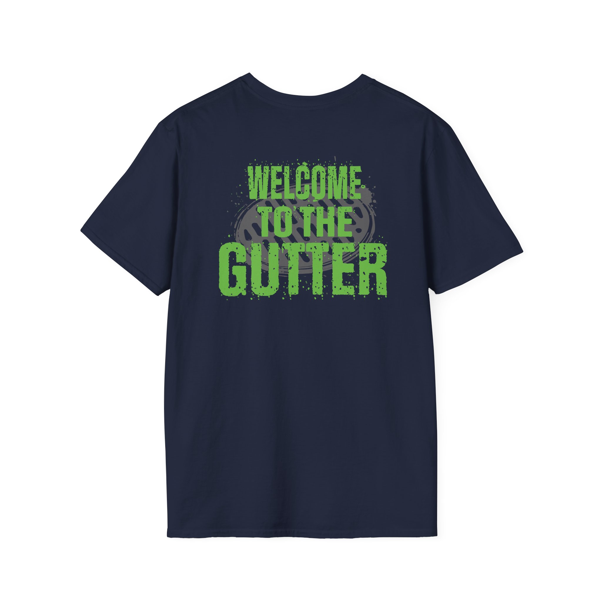 Overkill Welcome to the Gutter Raglan Unisex Softstyle T-Shirt