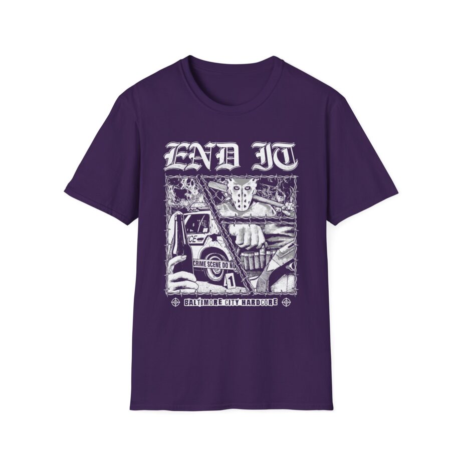 End It Crime Scene Unisex Softstyle T-Shirt