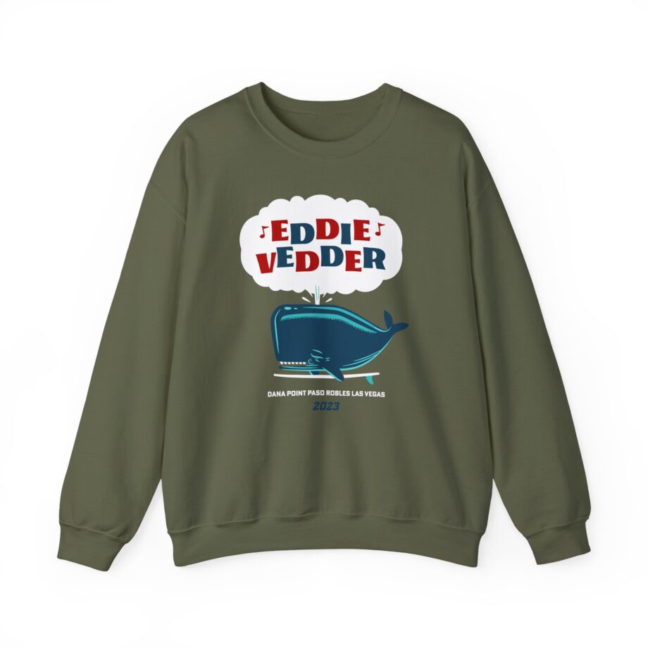 Eddie Vedder Whale Unisex Heavy Blend™ Crewneck Sweatshirt