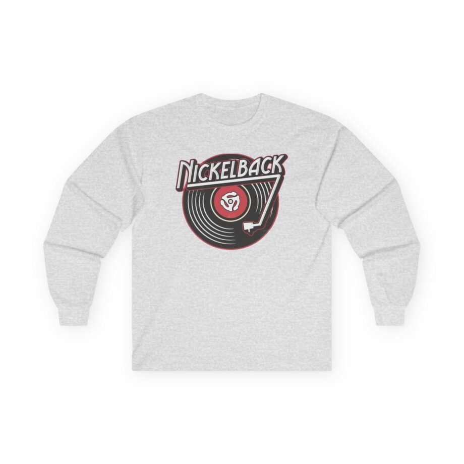 Nickelback Record Natural Ringer Unisex Ultra Cotton Long Sleeve Tee
