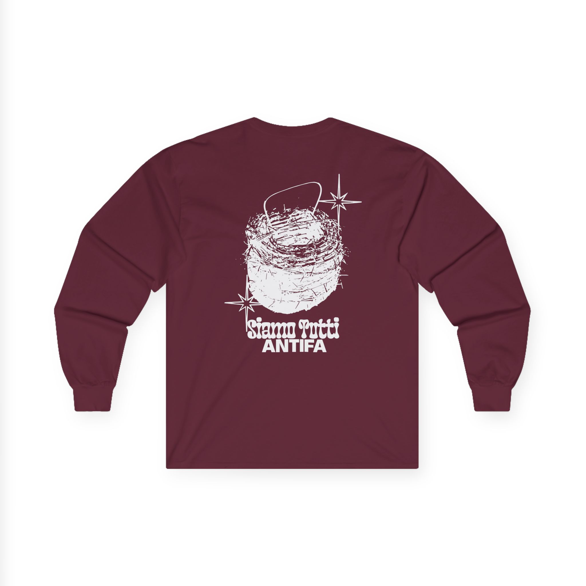 Disarstar Siamo Tutti Antifa Unisex Ultra Cotton Long Sleeve Tee