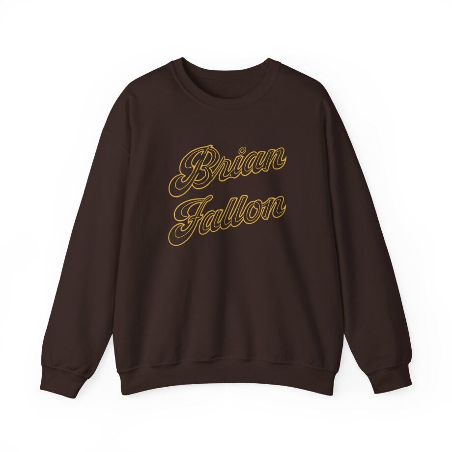 Brian Fallon Gold Text Unisex Heavy Blend™ Crewneck Sweatshirt