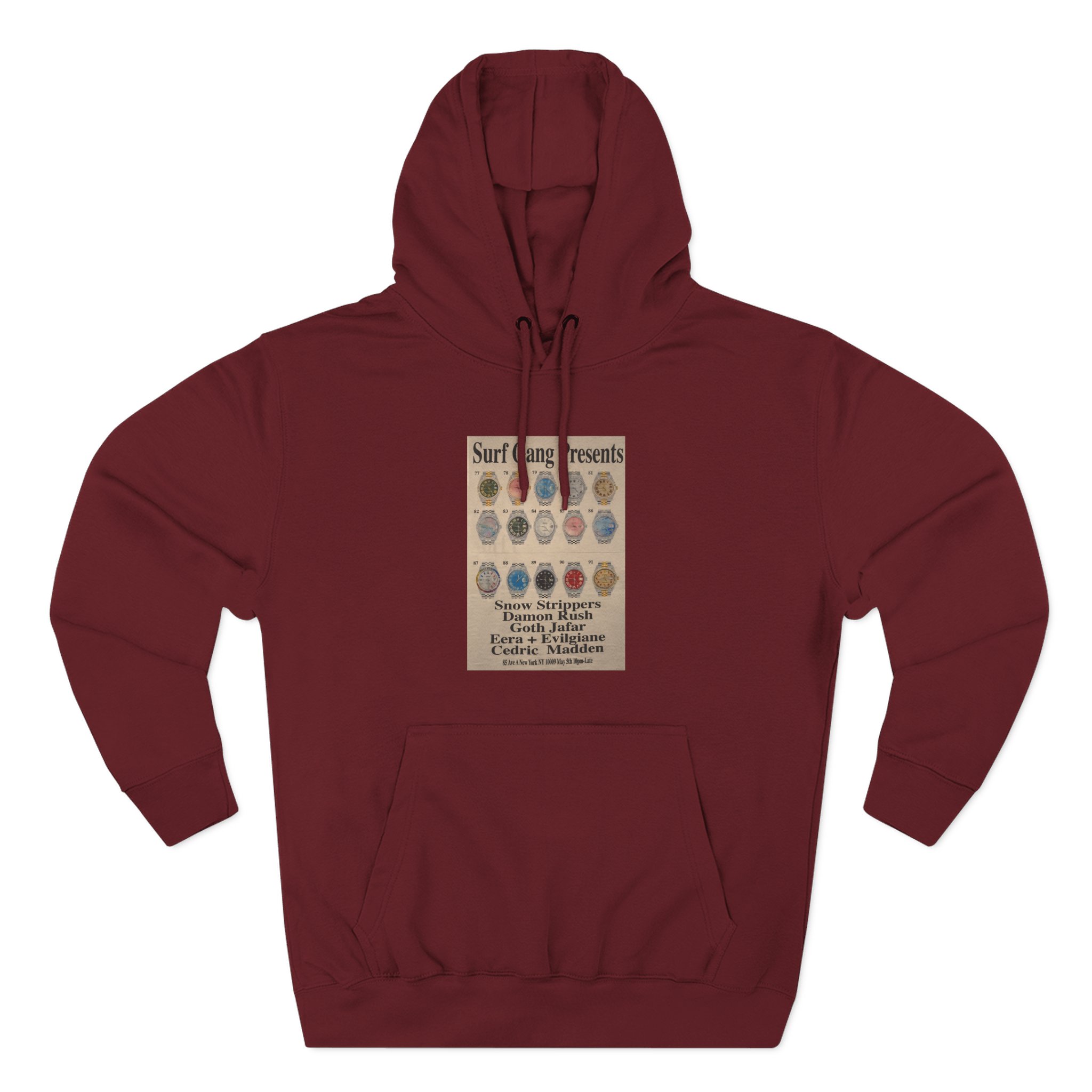 Surf Gang Three-Panel Fleece Hoodie