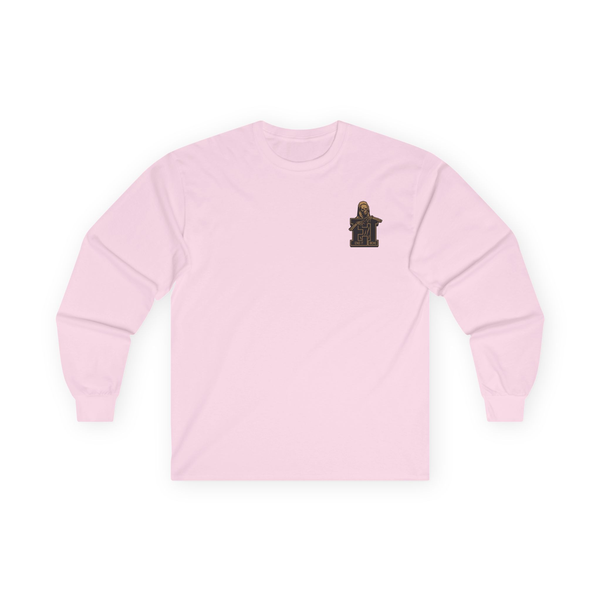 End It Bchc Reaper Emblem Unisex Ultra Cotton Long Sleeve Tee