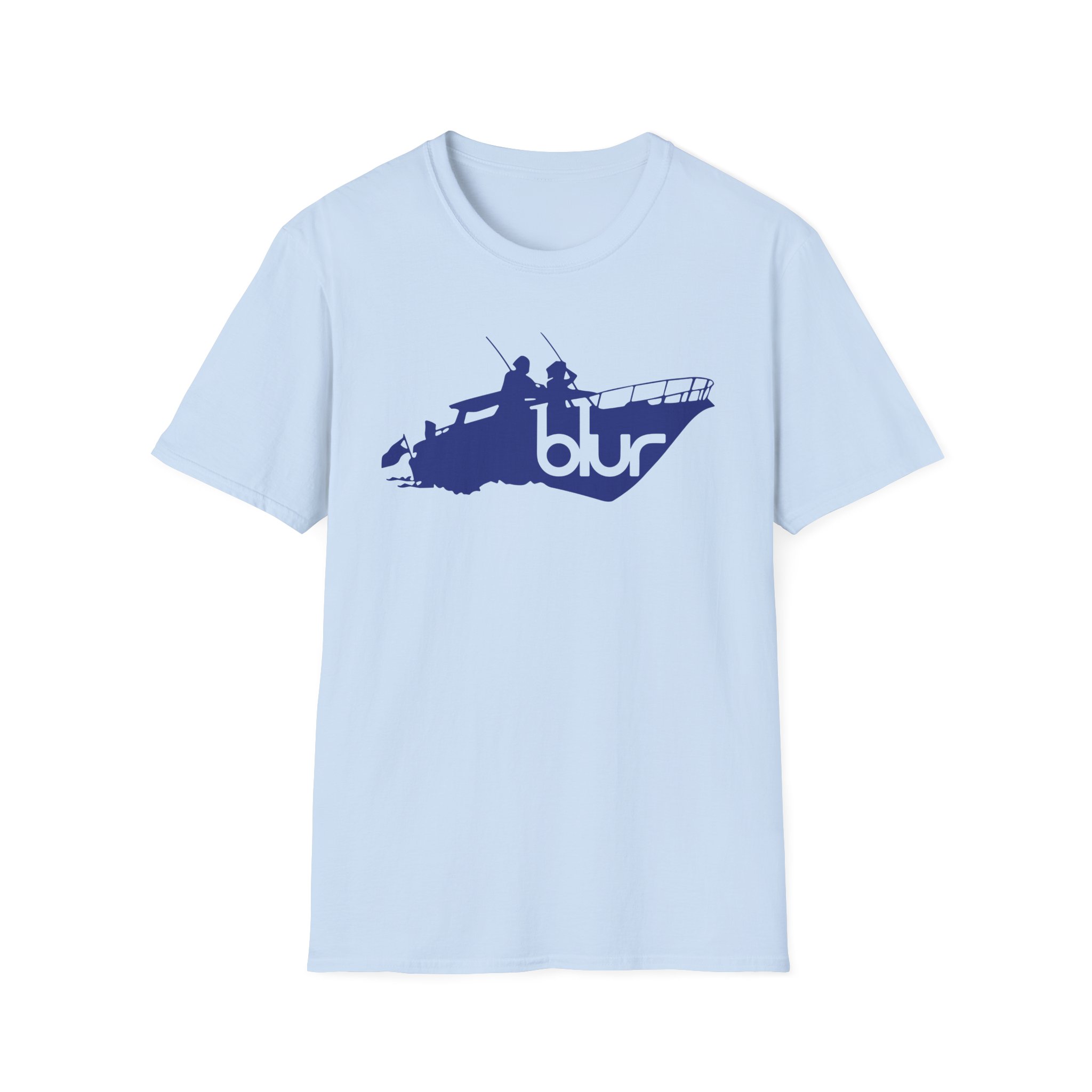 Blur Sunday Sunday Boat Unisex Softstyle T-Shirt