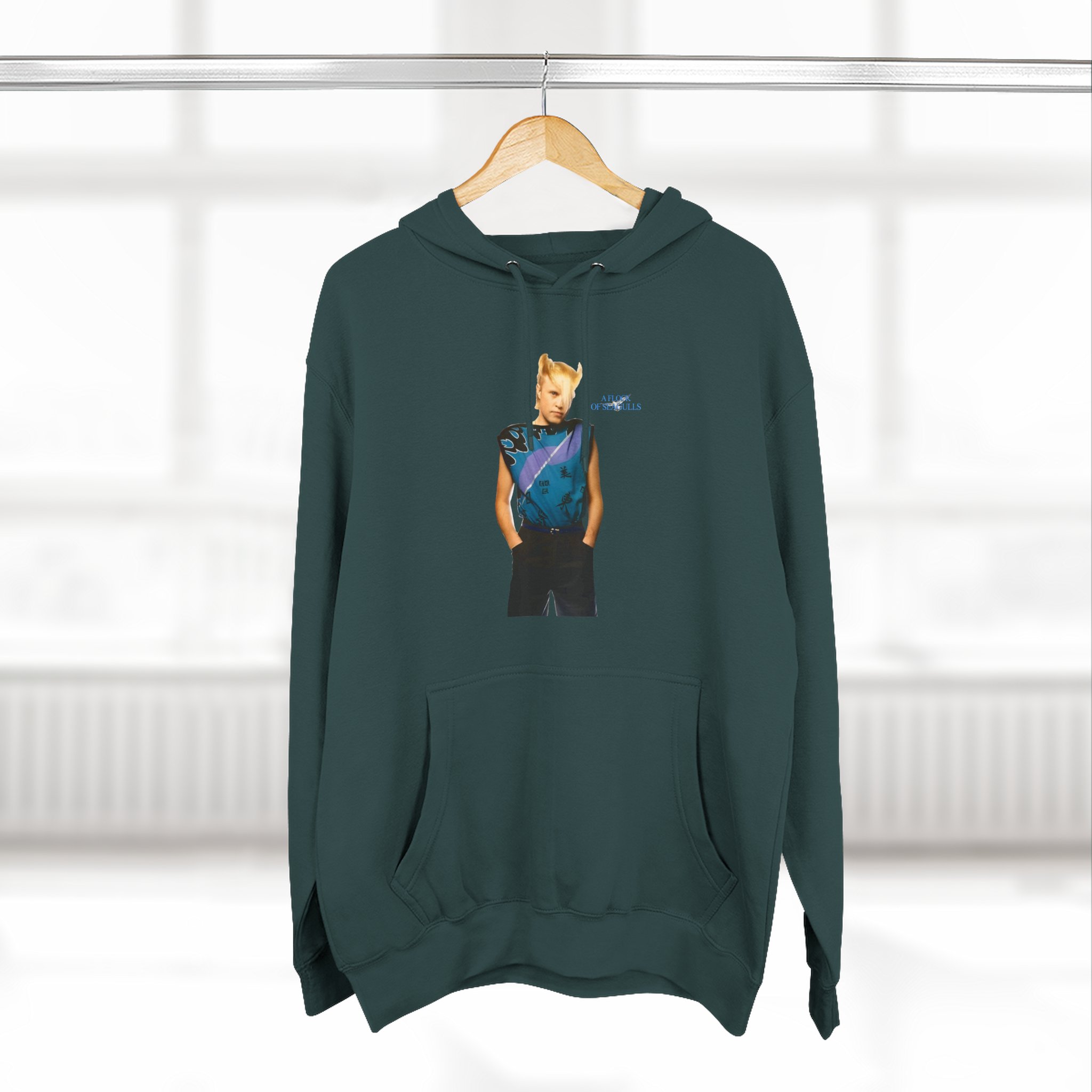 A Flock of Seagulls Mike Score Three-Panel Fleece Hoodie
