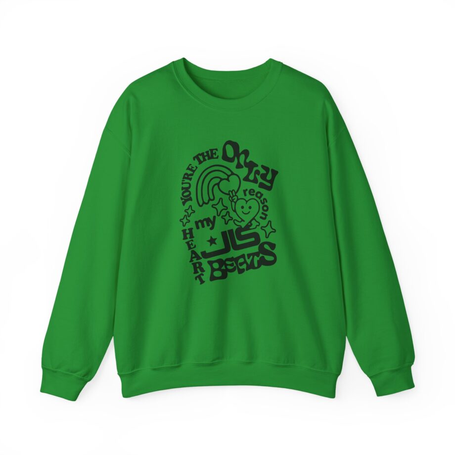 JLS Heart Beats Unisex Heavy Blend™ Crewneck Sweatshirt