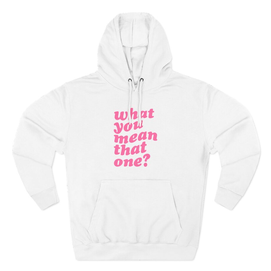 Shawty Bae What You Mean Three-Panel Fleece Hoodie