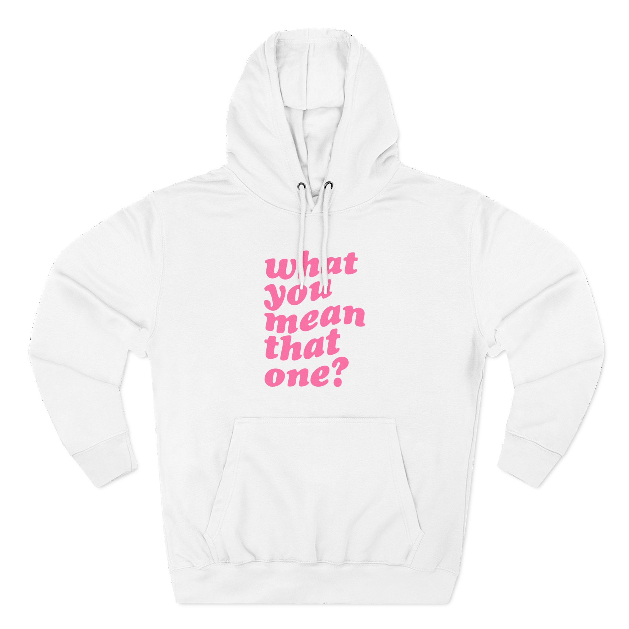Shawty Bae What You Mean Three-Panel Fleece Hoodie