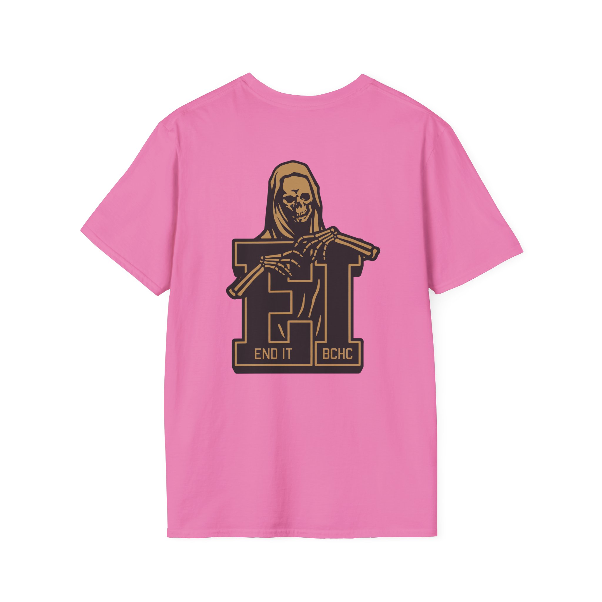 End It Bchc Reaper Emblem Unisex Softstyle T-Shirt