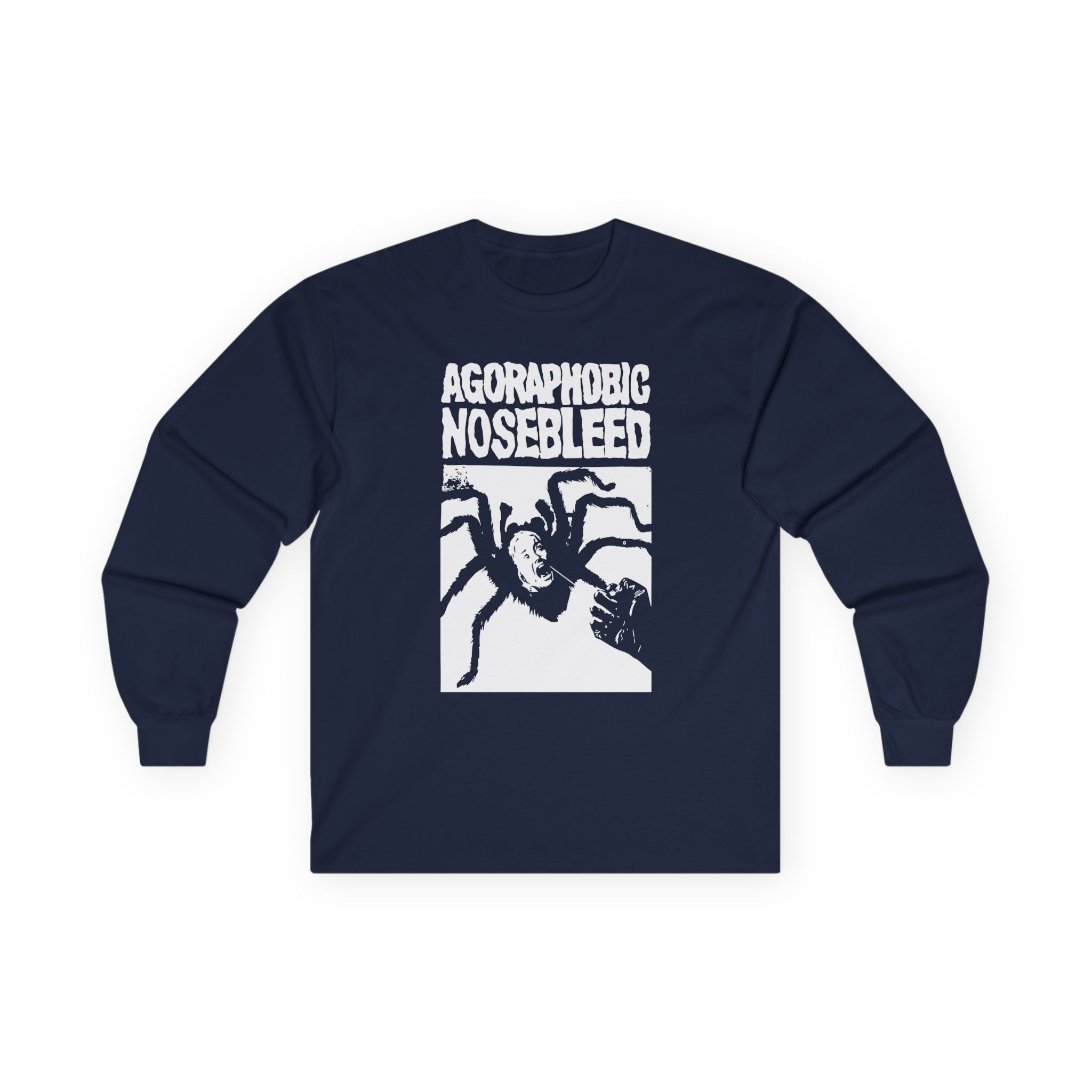 Agoraphobic Nosebleed Spider Unisex Ultra Cotton Long Sleeve Tee