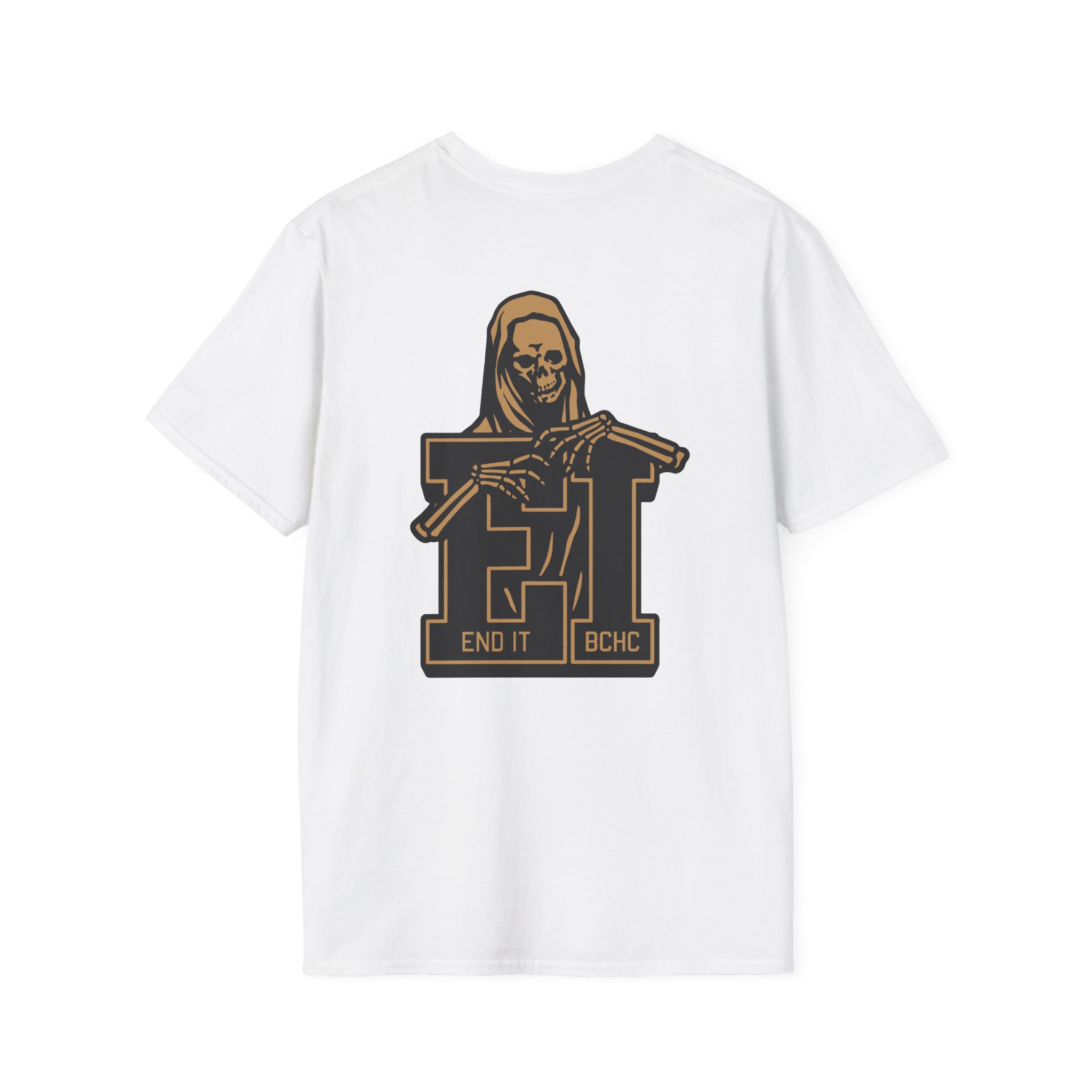 End It Bchc Reaper Emblem Unisex Softstyle T-Shirt