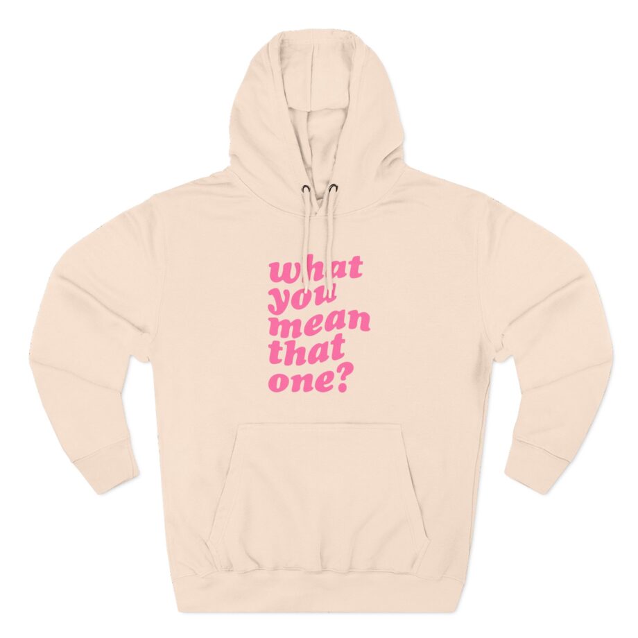 Shawty Bae What You Mean Three-Panel Fleece Hoodie