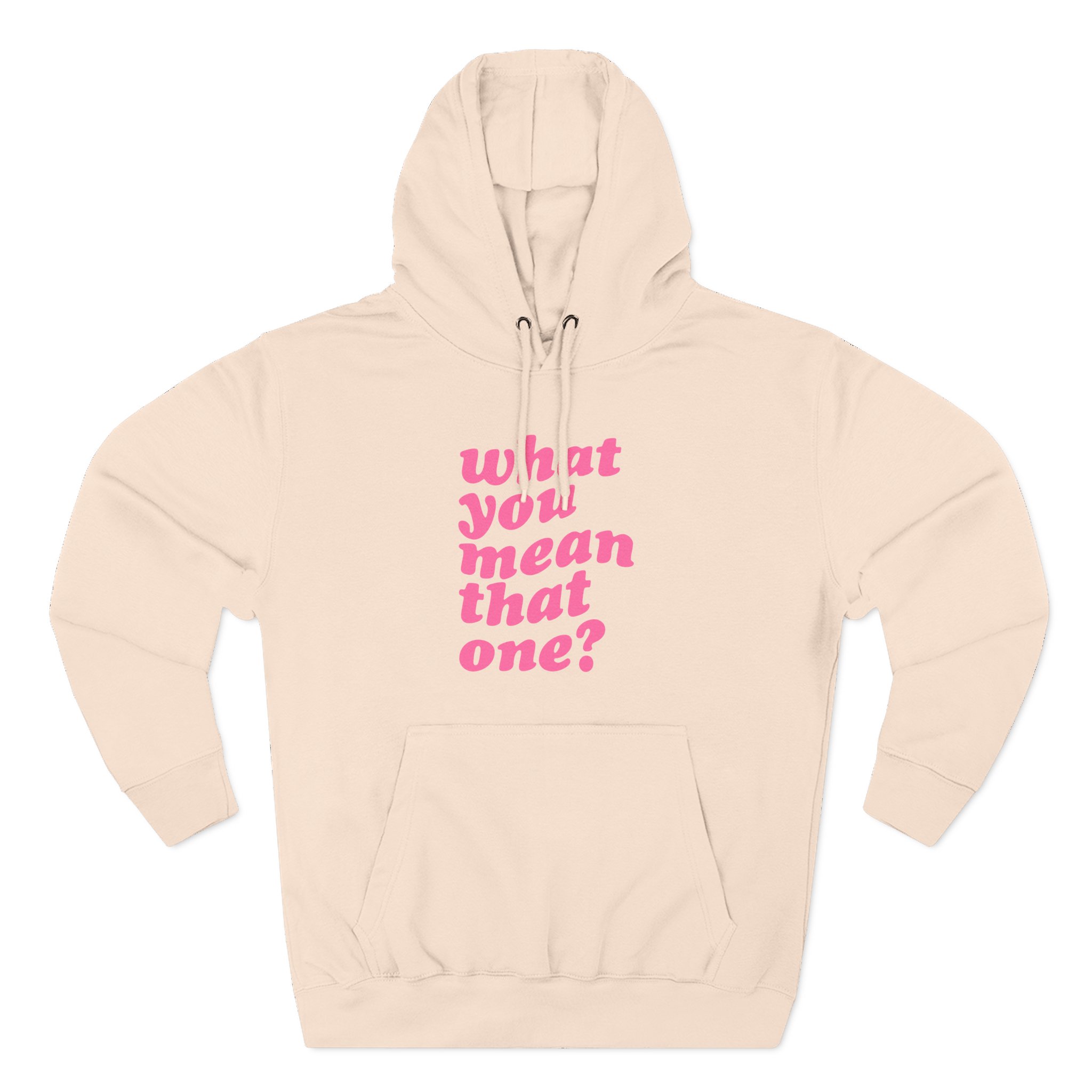 Shawty Bae What You Mean Three-Panel Fleece Hoodie