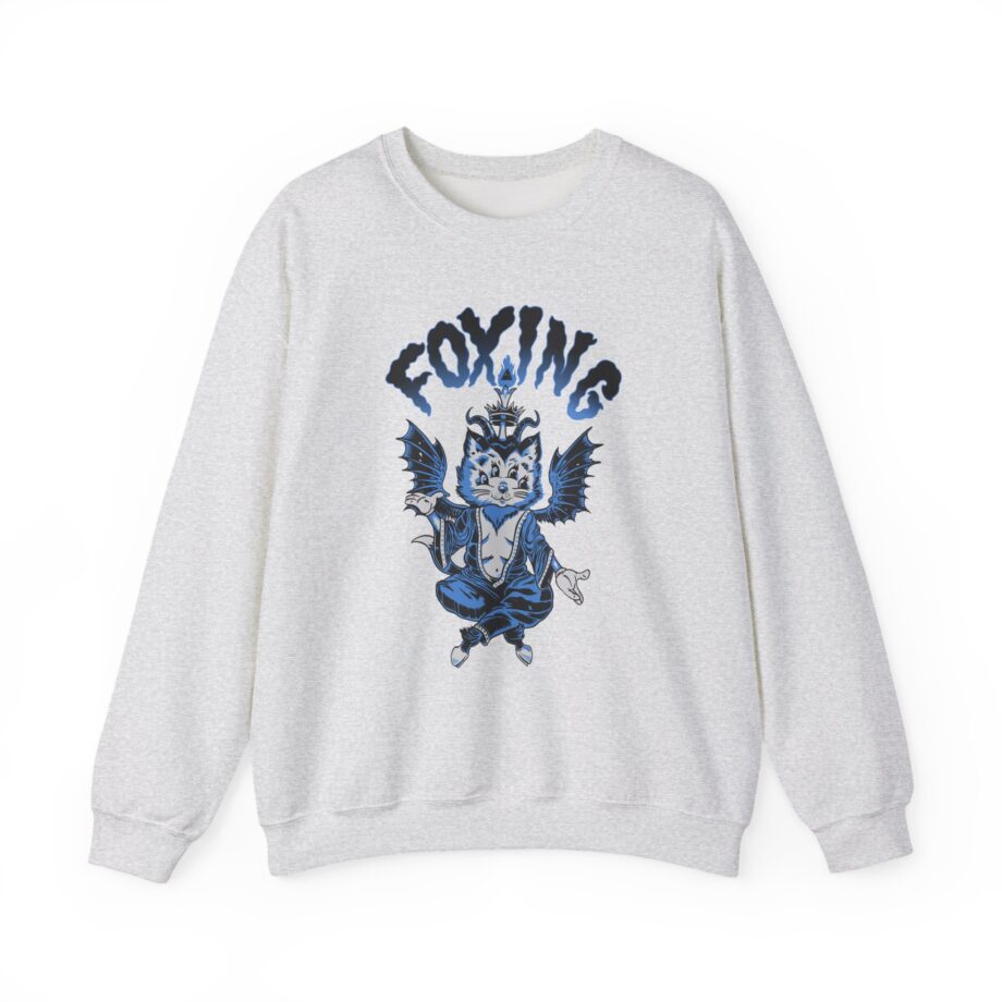 Foxing Four-eyed Cat Unisex Heavy Blend™ Crewneck Sweatshirt
