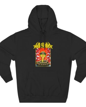 Toxic Holocaust Chemistry of Consciousness Album Art Three-Panel Fleece Hoodie