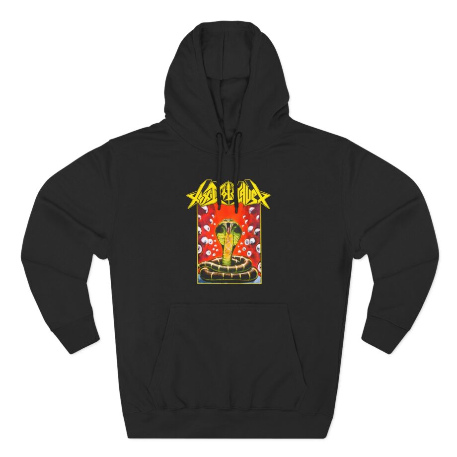 Toxic Holocaust Chemistry of Consciousness Album Art Three-Panel Fleece Hoodie