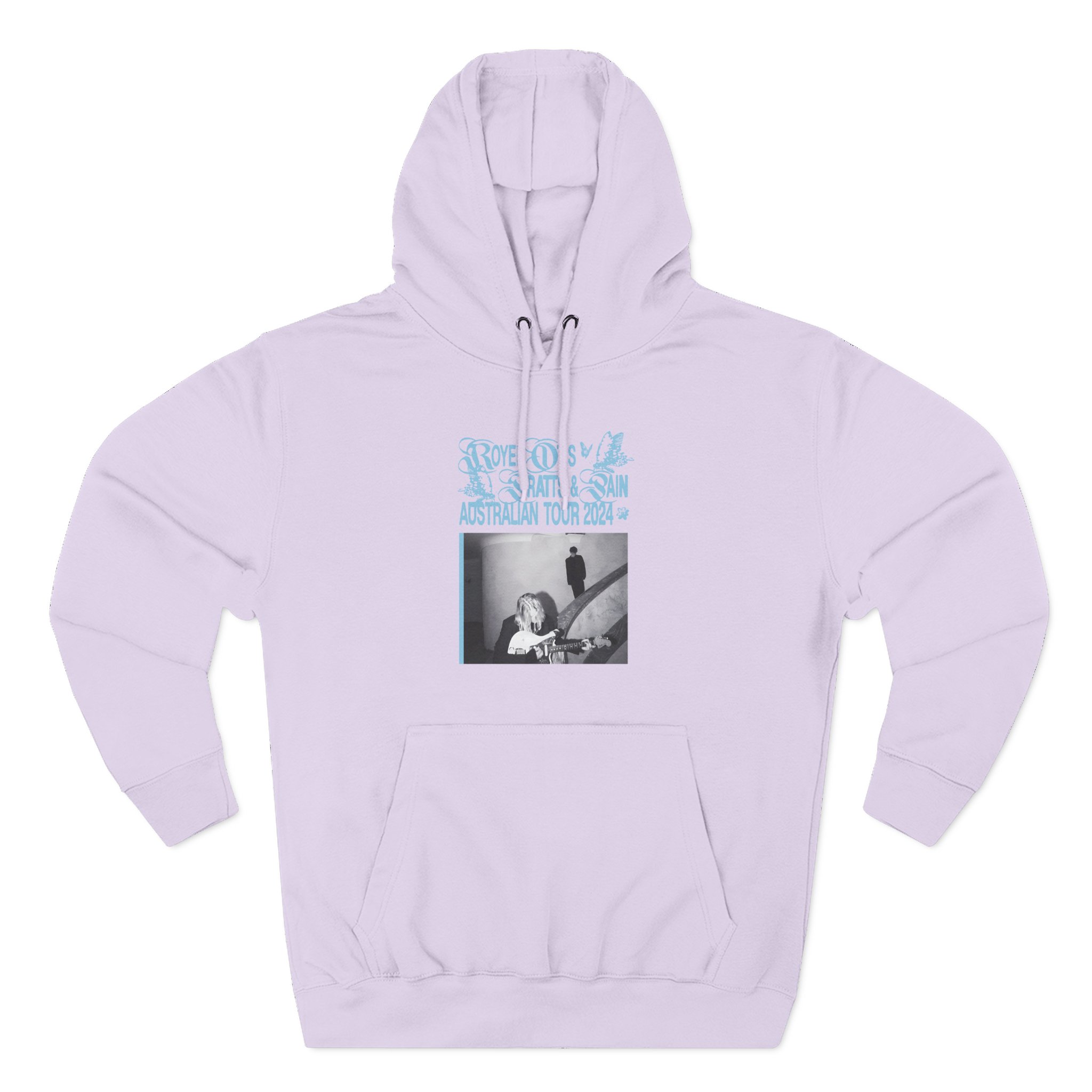 Royel Otis Band Pratts and Pain Australian Tour 2024  Three-Panel Fleece Hoodie